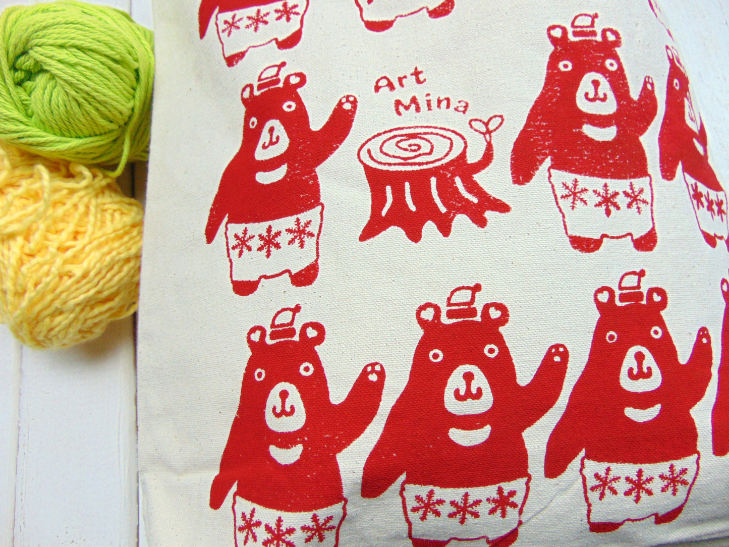 Kawaii Bear Tote