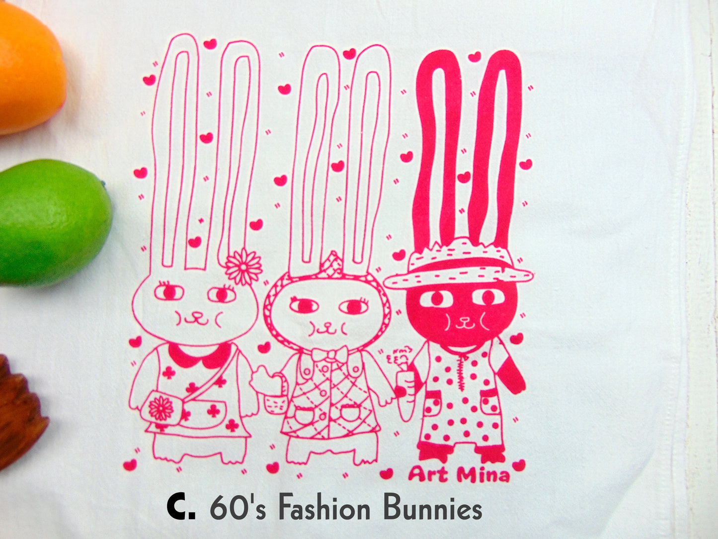 Rabbit Hole Vintage Style T-Shirt Gift Set - Unisex Tee + Tea Towel