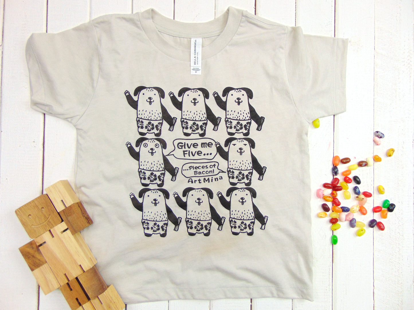 Screen Printed Puppy Youth Tee