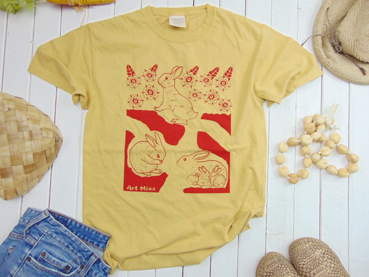 Rabbit Hole Vintage Style Tee