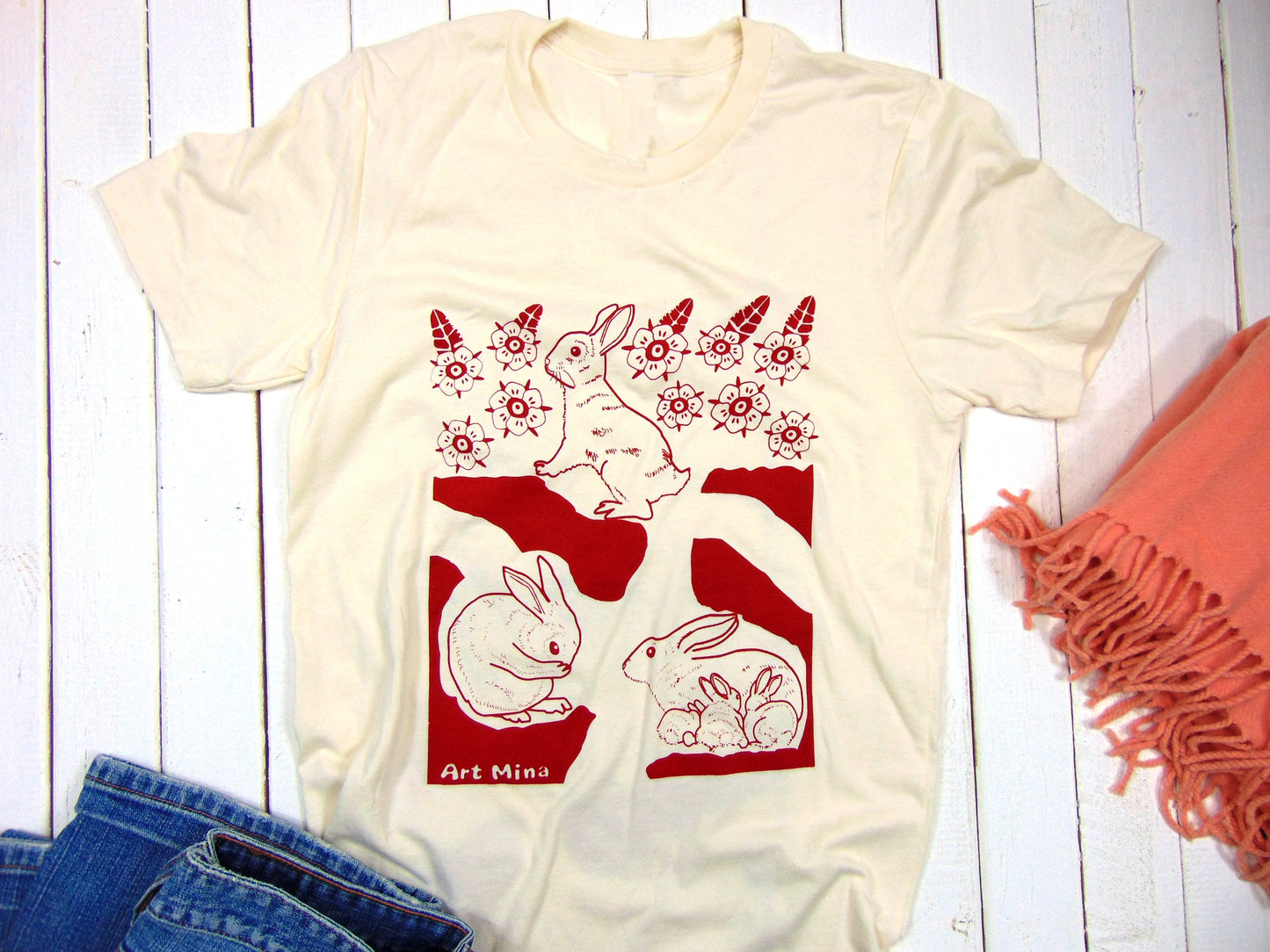Unisex Soft Tee "Rabbit Hole"