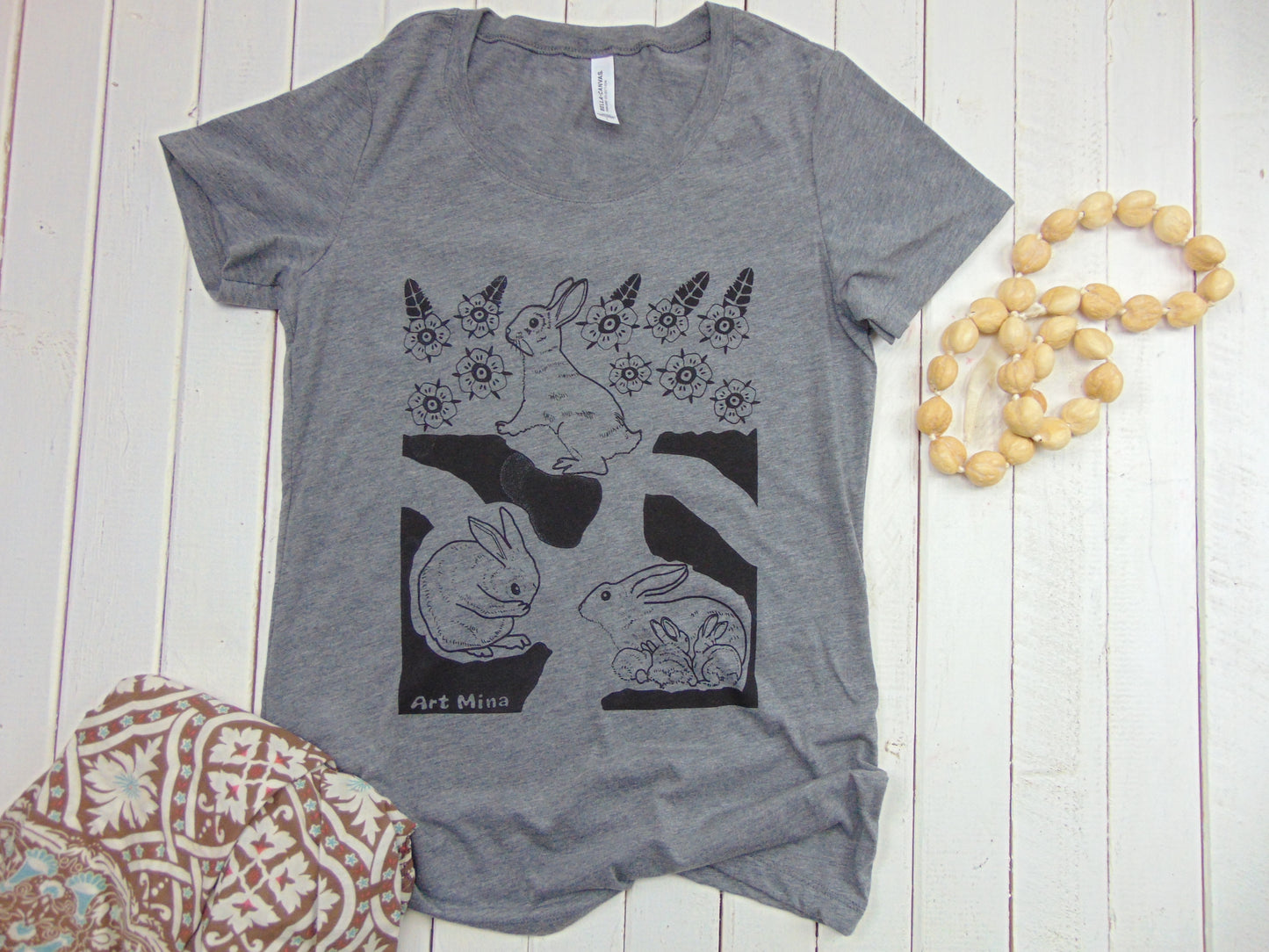 Women's Soft Tee "Rabbit Hole"