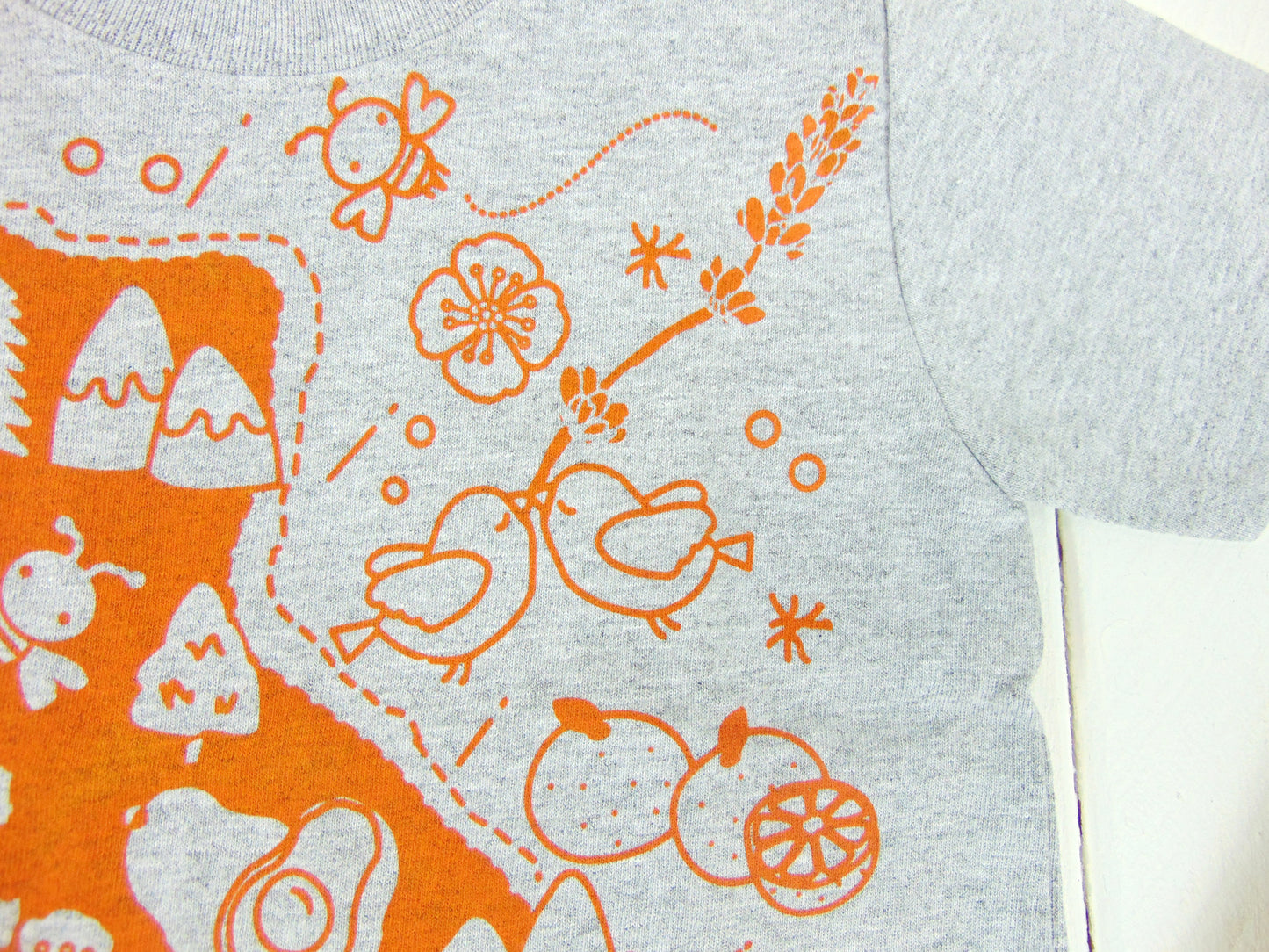 Toddler and Youth Short Sleeve Tee "California Map" Gray