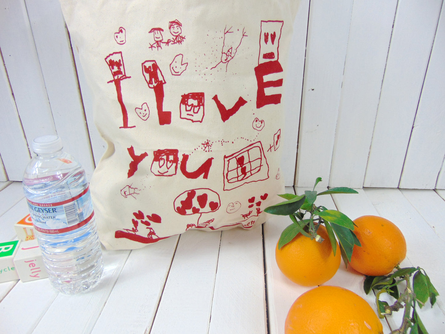 Kids Drawing Canvas Tote bag