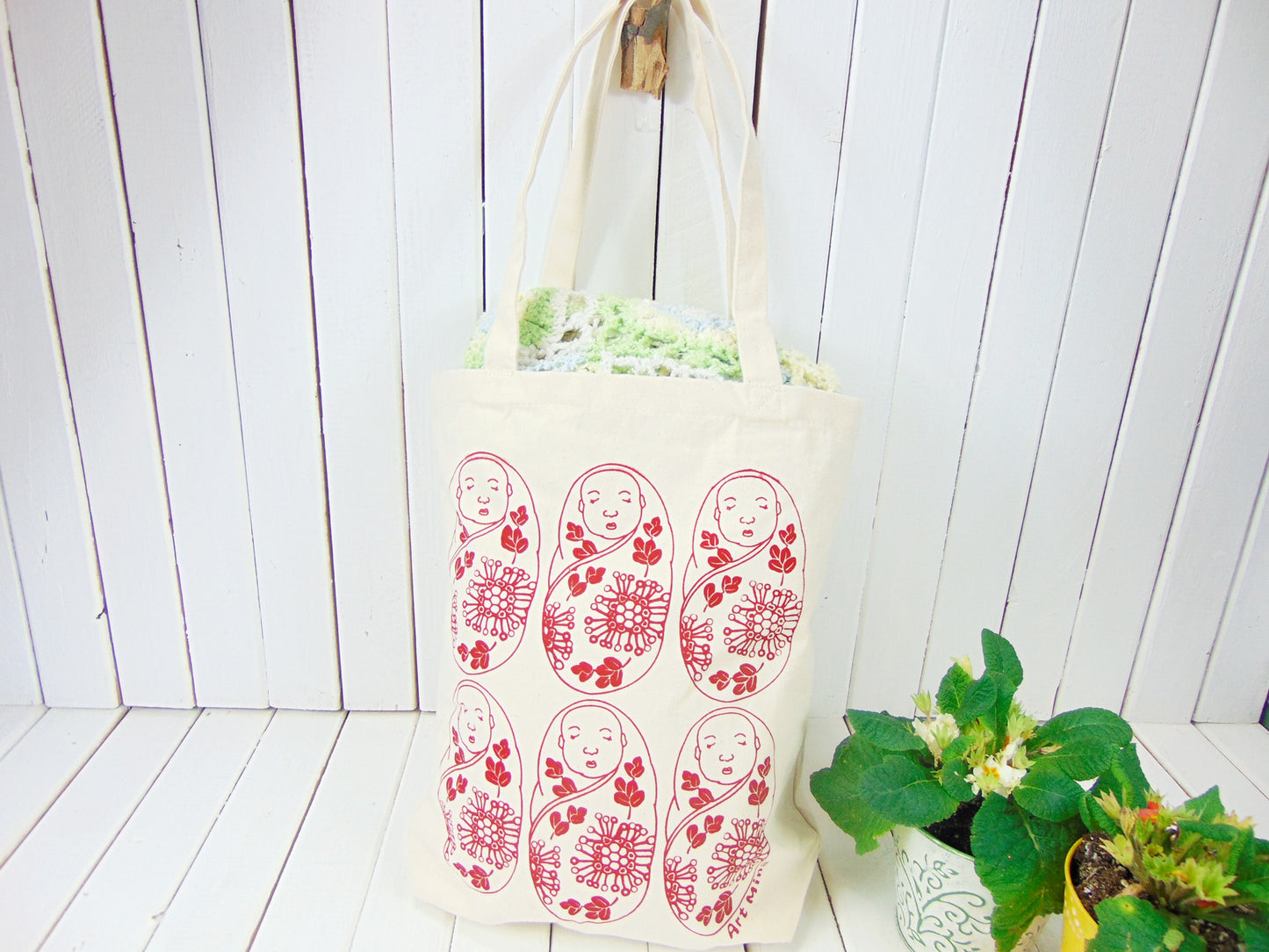 Canvas Tote Bag "Lehua&Ohia's Baby"