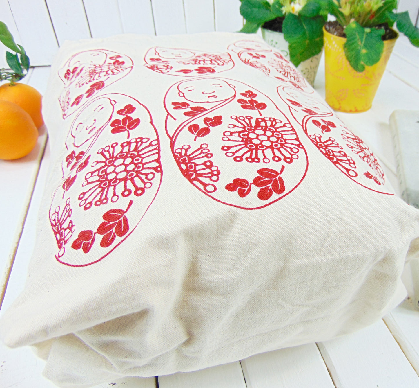Canvas Tote Bag "Lehua&Ohia's Baby"