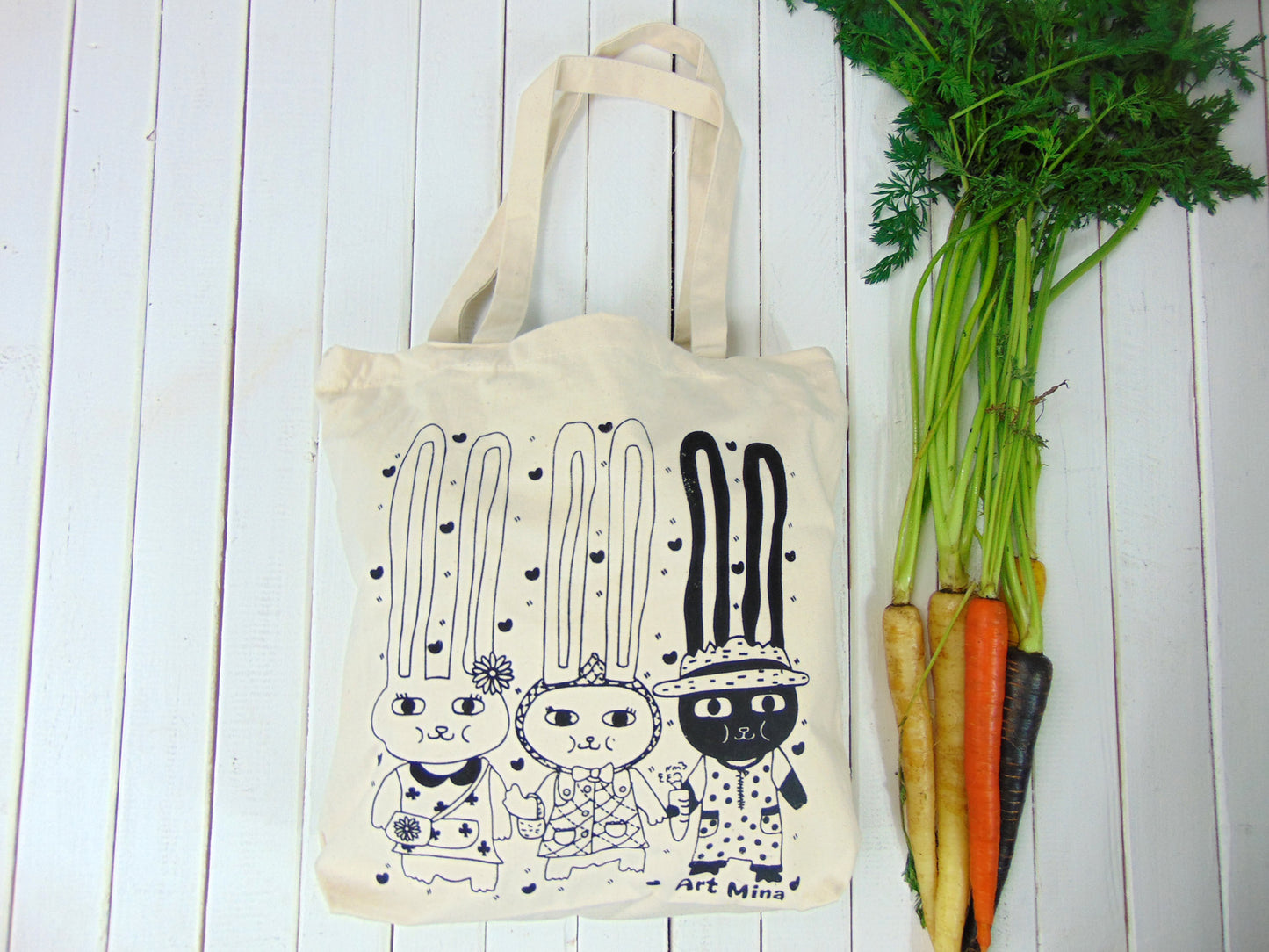 Screen Printed Shopper Tote