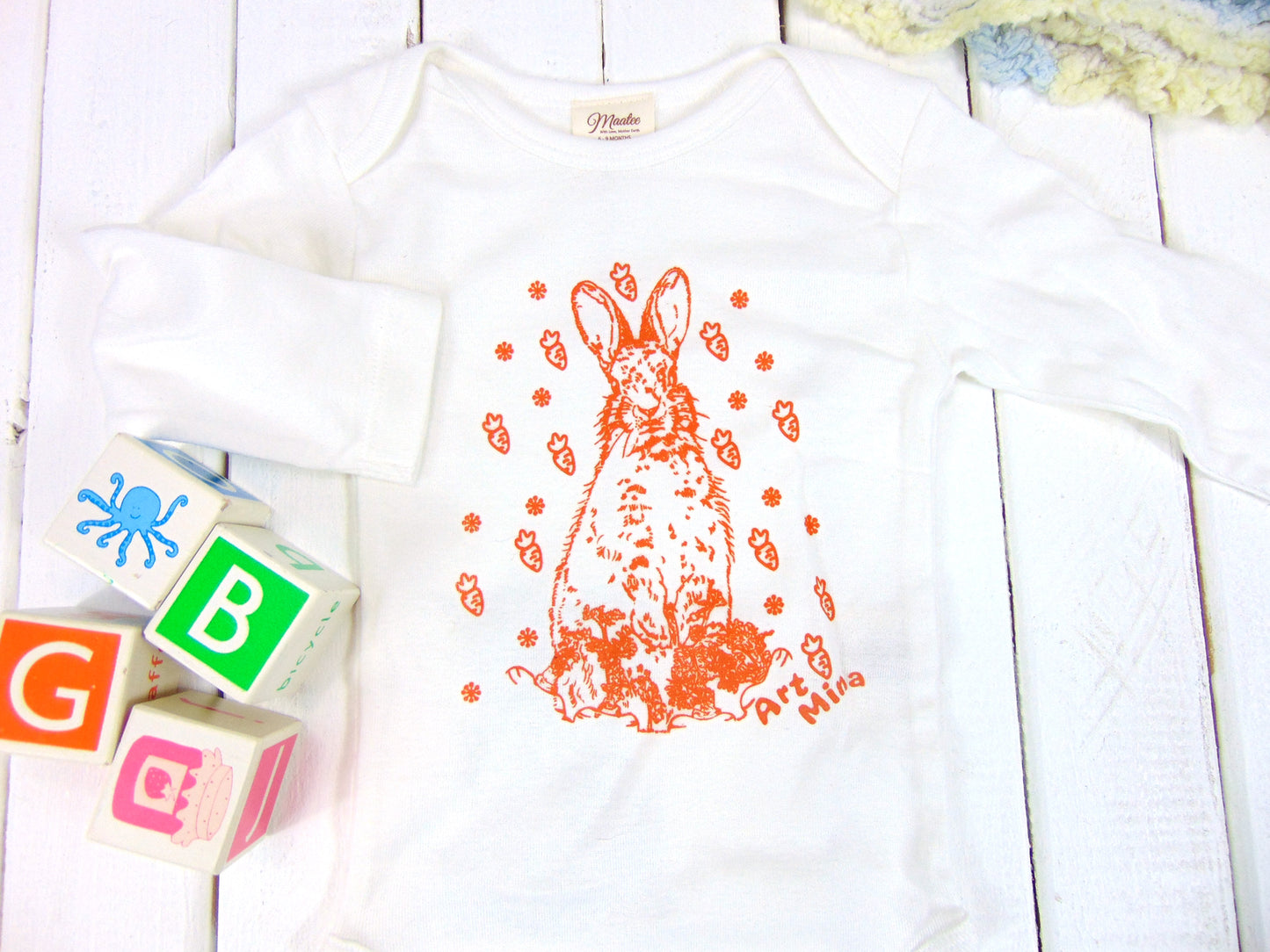 Rabbit Organic Baby Onesie