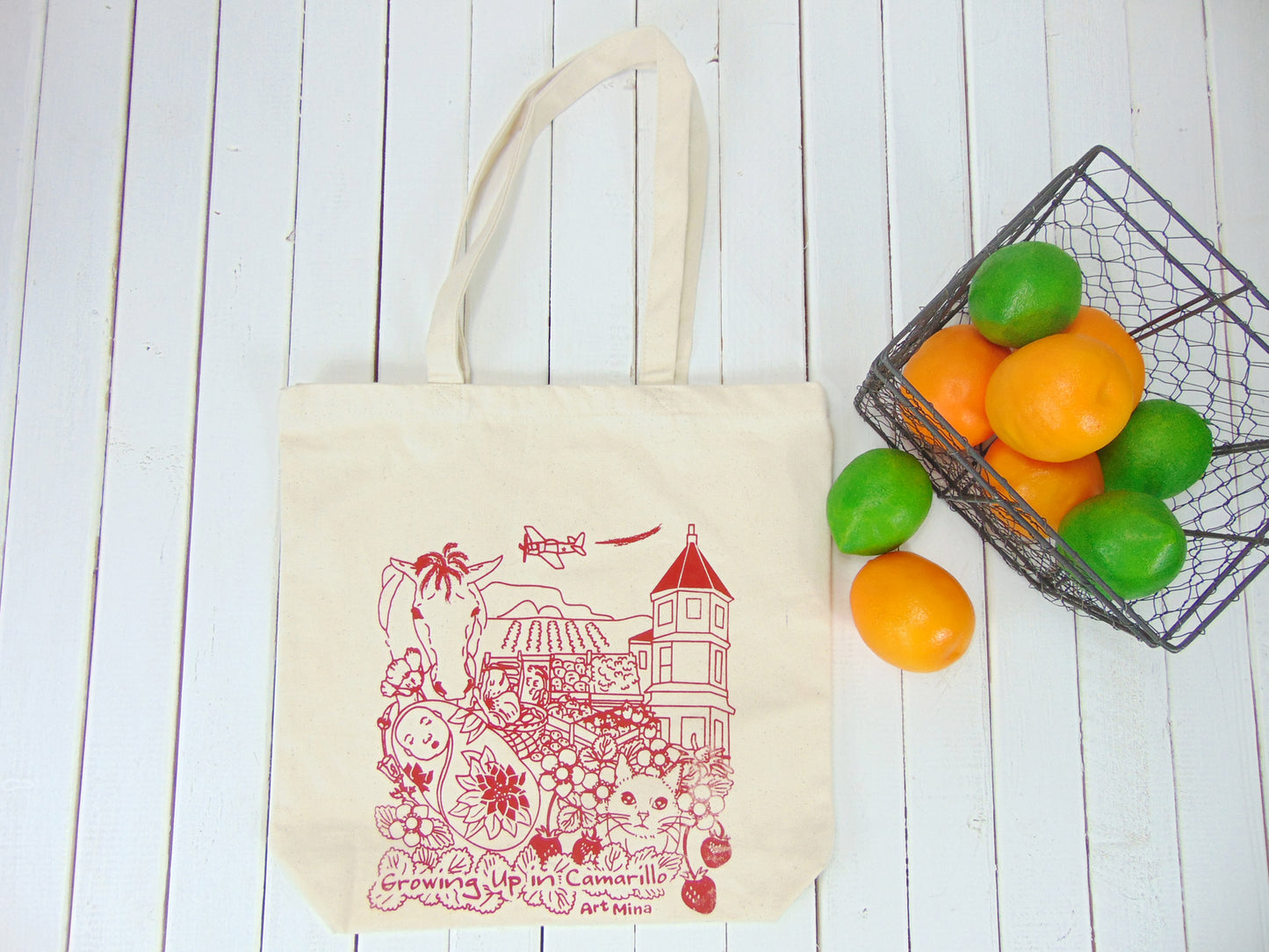 Canvas Tote Bag "Camarillo California"
