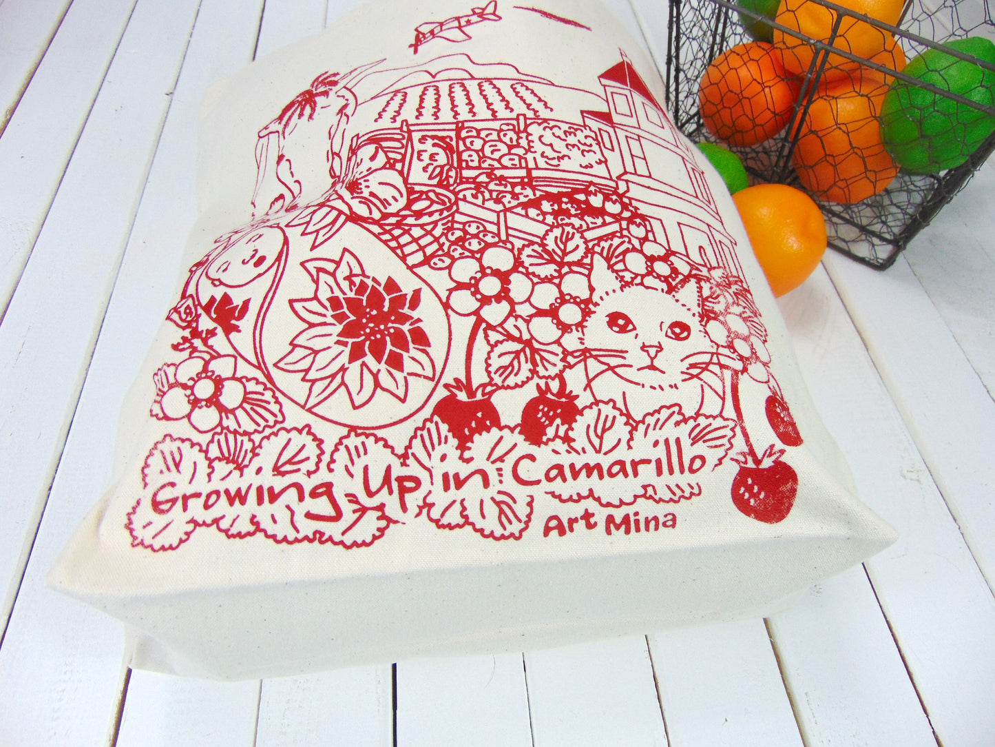 Canvas Tote Bag "Camarillo California"