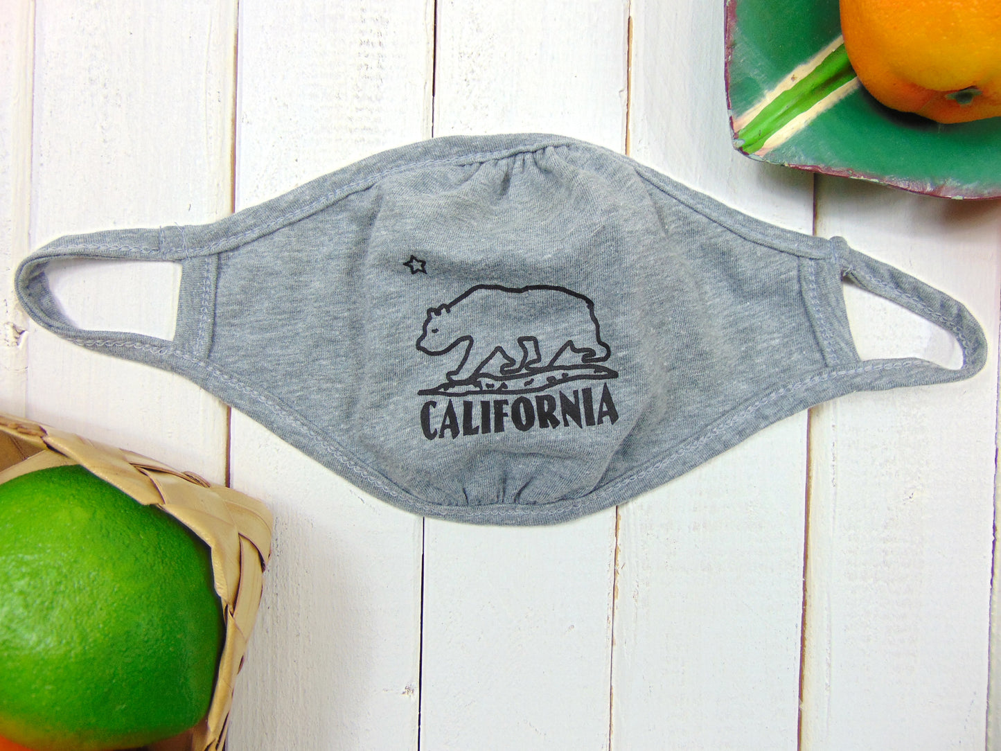 Art Mina Face Mask California Bear