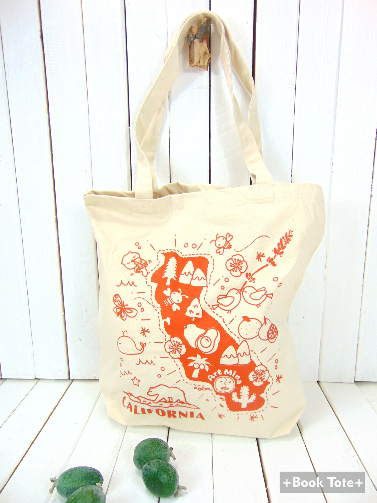 Canvas Tote Bag "California Map"