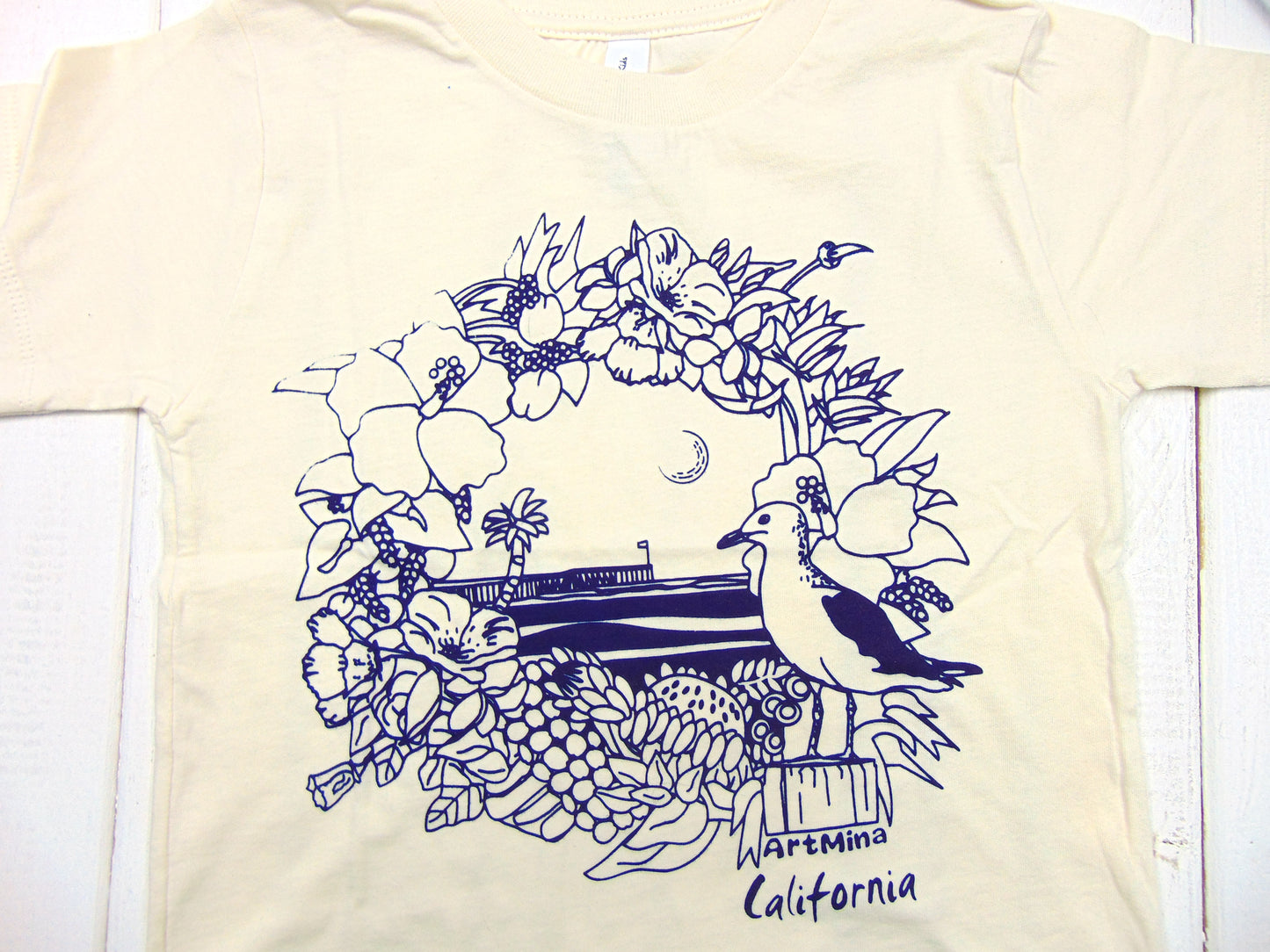 Art Mina California Pier Toddler & Youth Tee