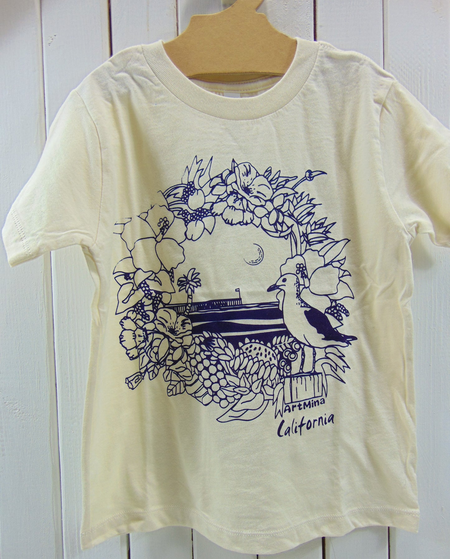 Art Mina California Pier Toddler & Youth Tee