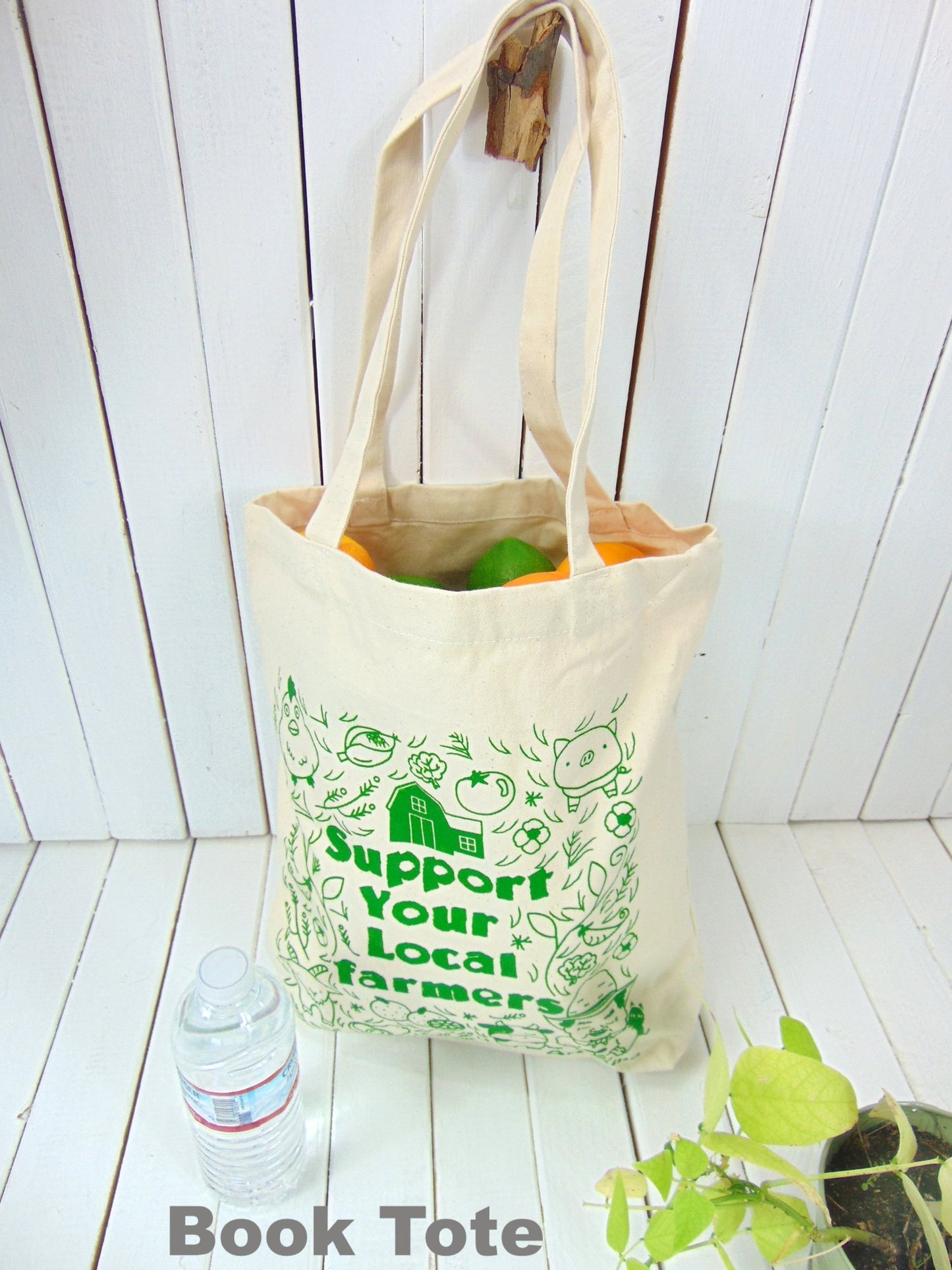 Canvas Tote Bag "Support Farmers"