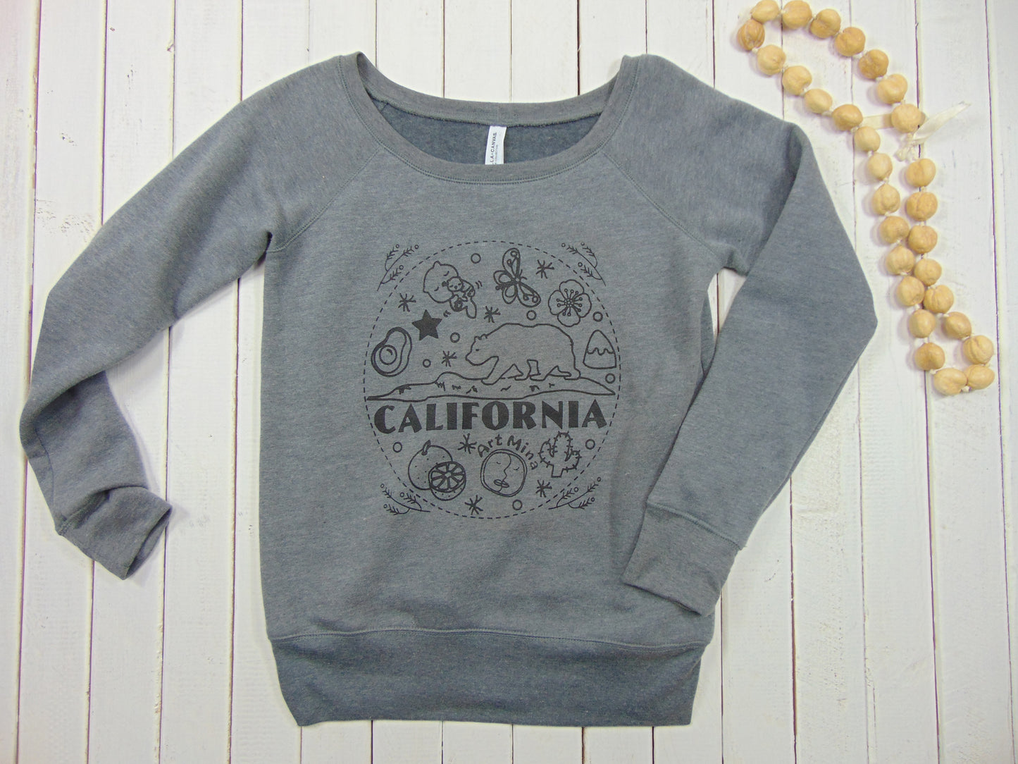 Art Mina Women's Fleece Sweatshirt "California Bear"