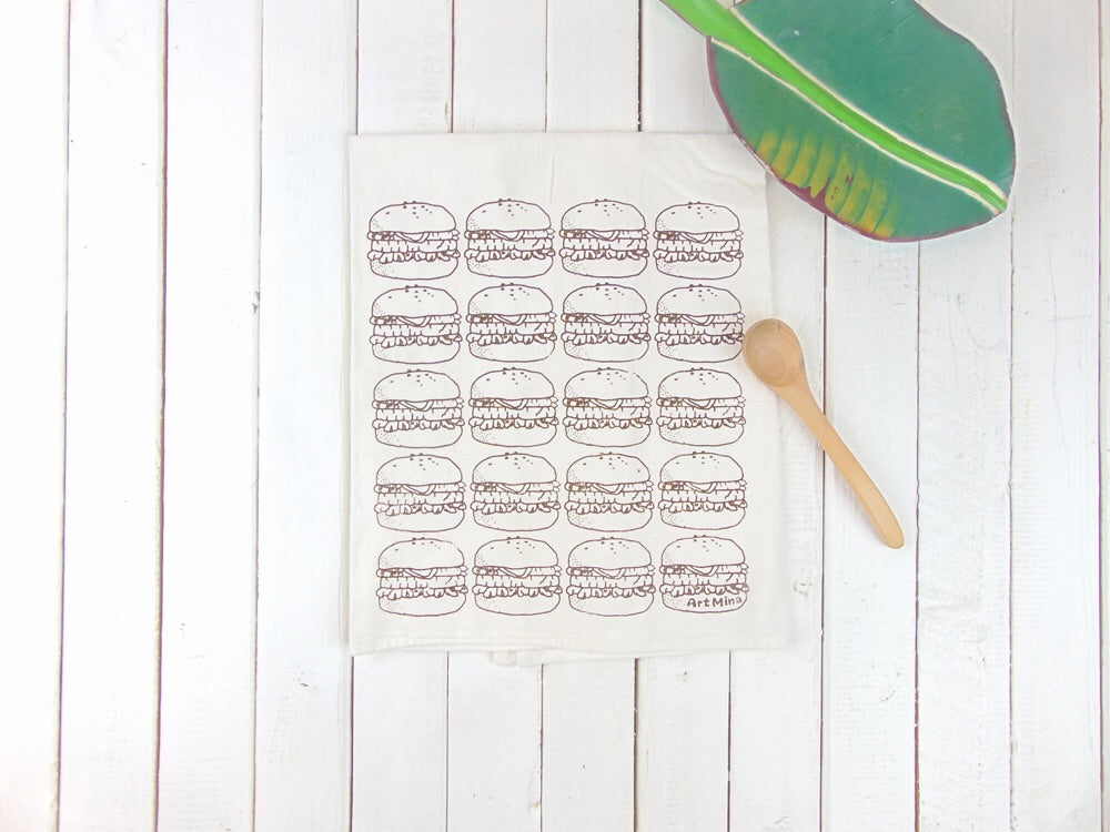 Burger Tea Towel