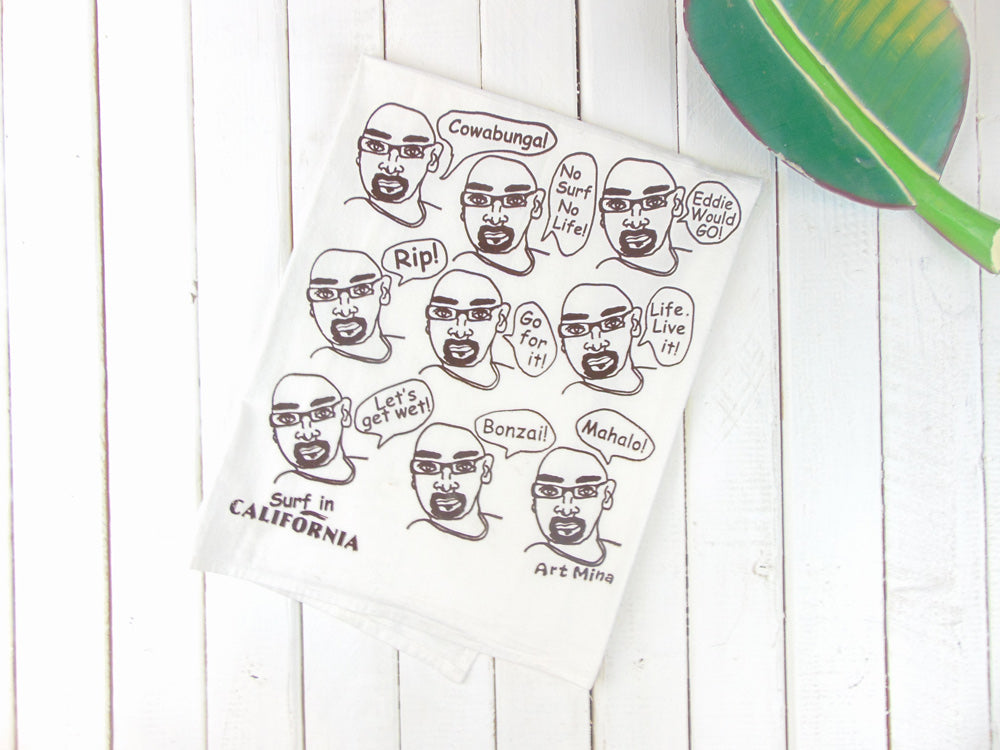 Kitchen Towel for Surfer