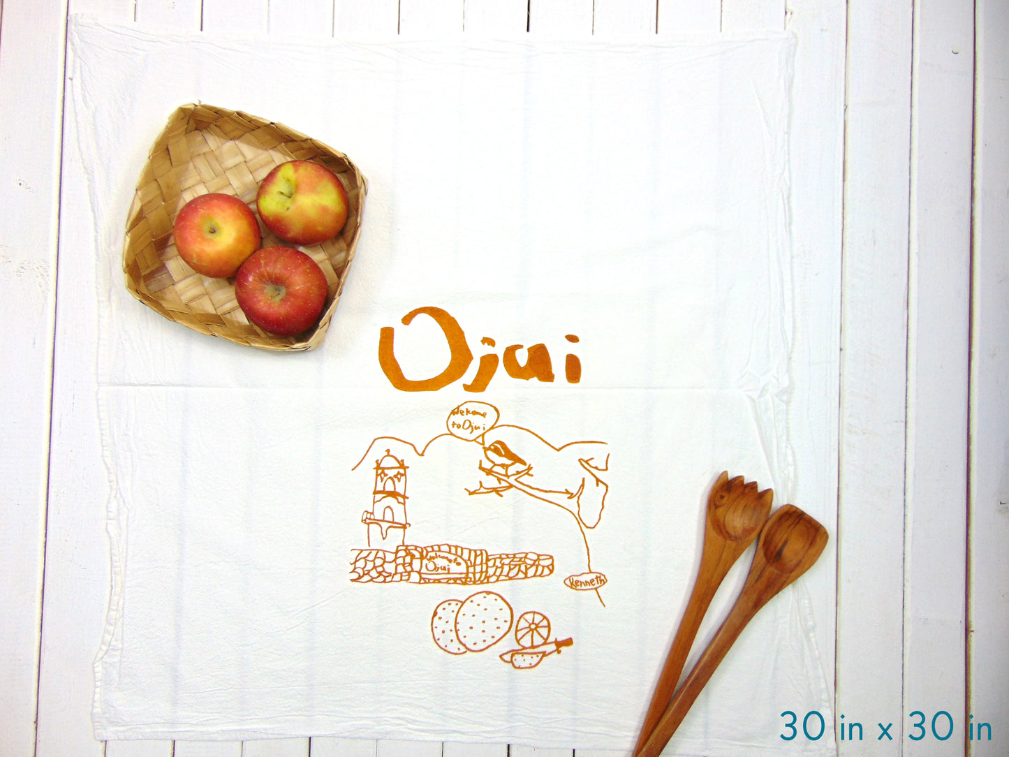 Welcome to Ojai! Tea Towel