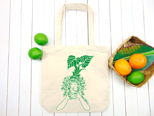 A photo of Canvas Tote Bag "Morning Kona Coffee"