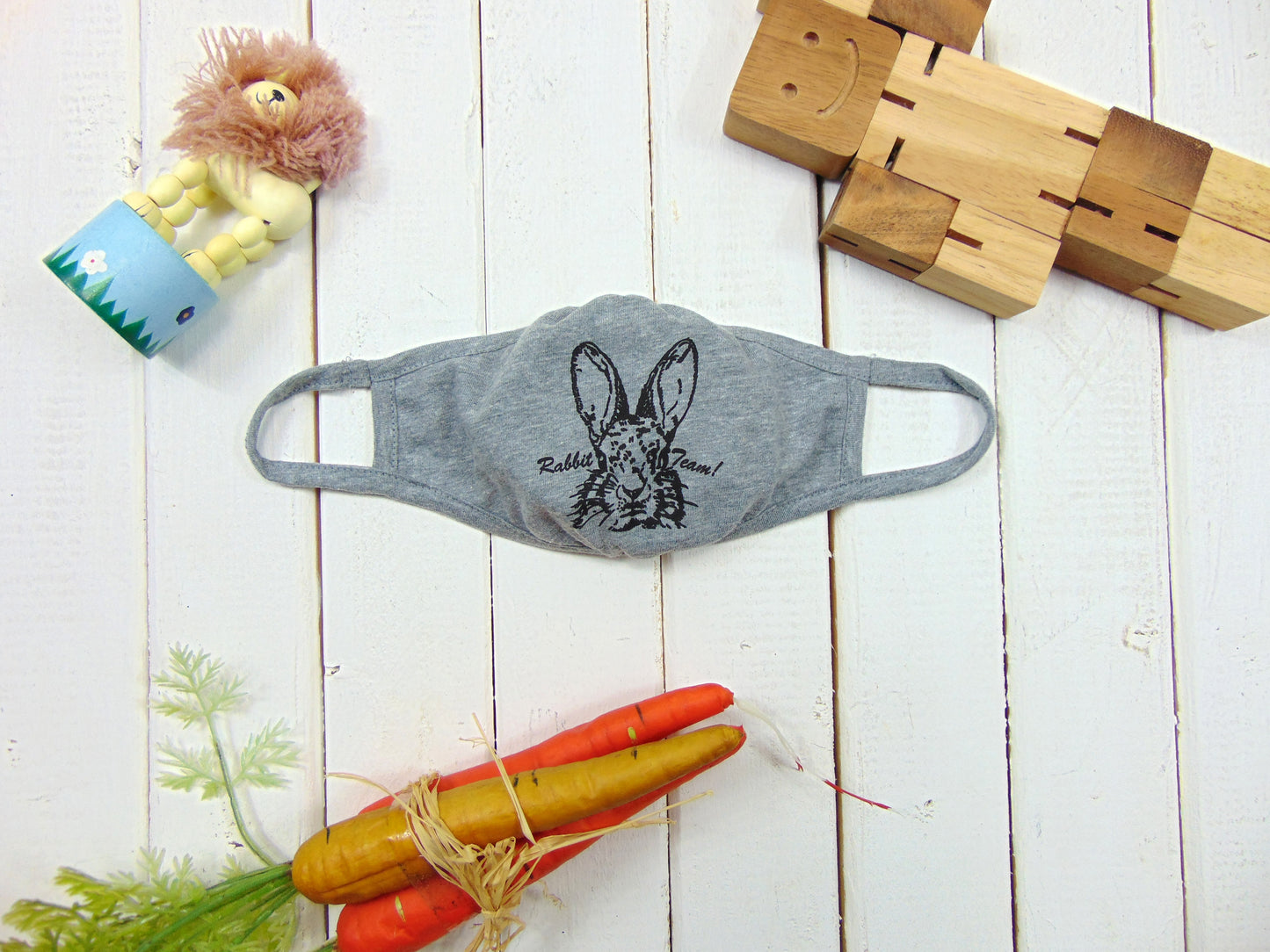 Art Mina Rabbit Youth Eco Face Mask