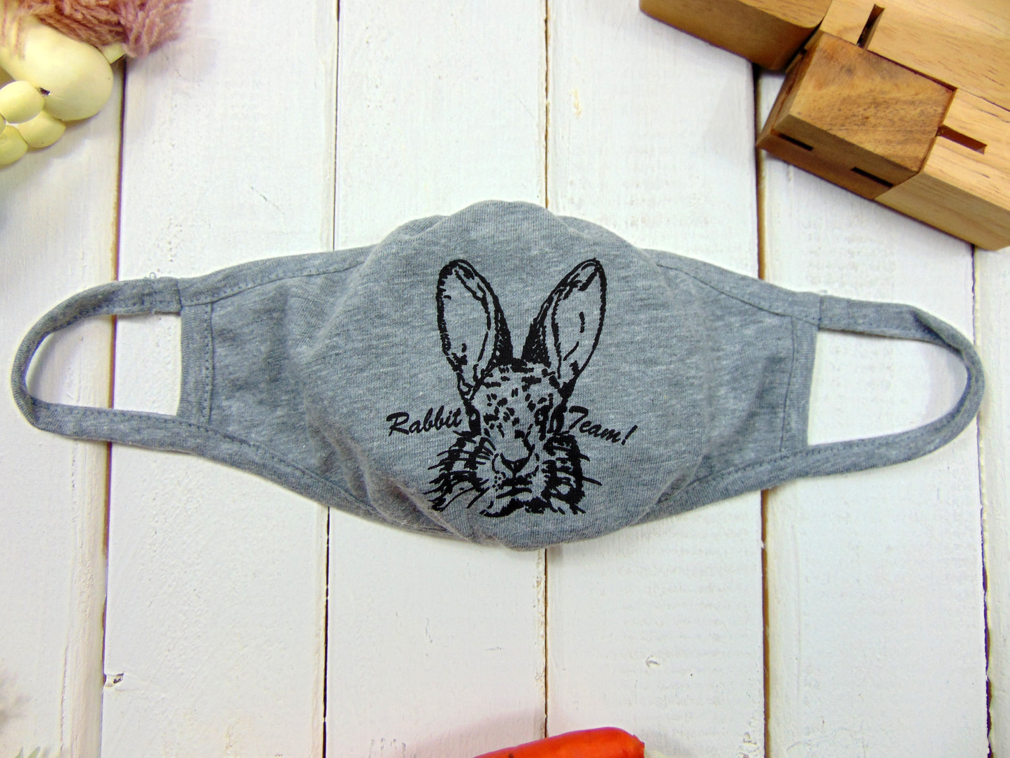 Art Mina Rabbit Youth Eco Face Mask