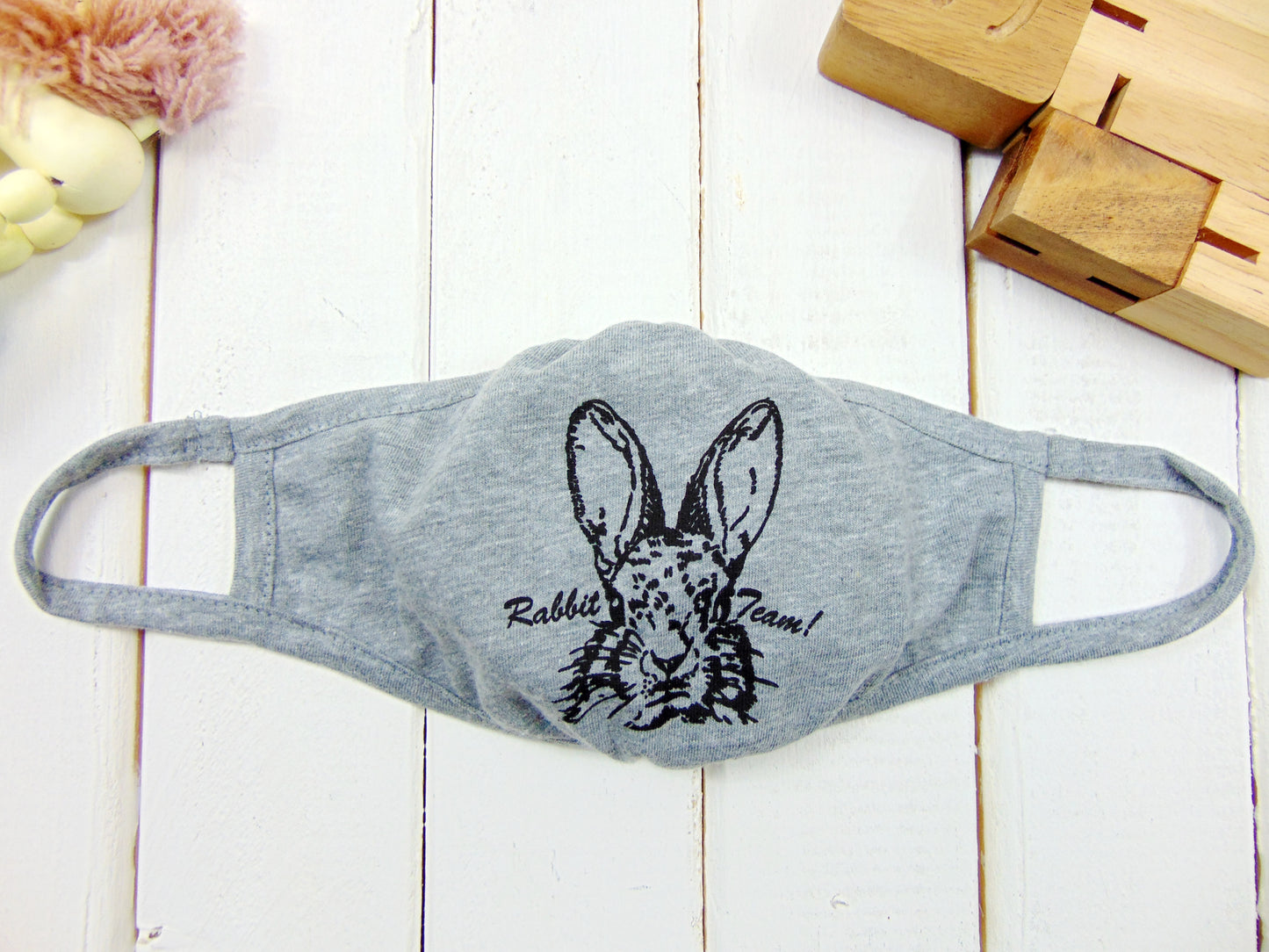Art Mina Rabbit Youth Eco Face Mask
