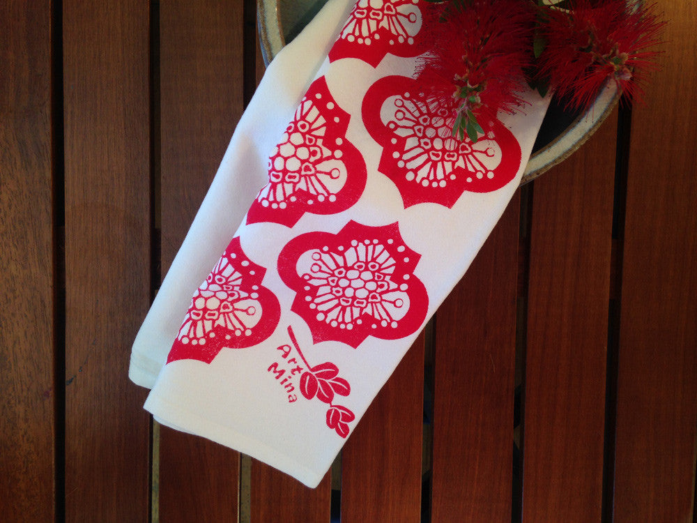 Art Mina Hawaiian Tea Towel
