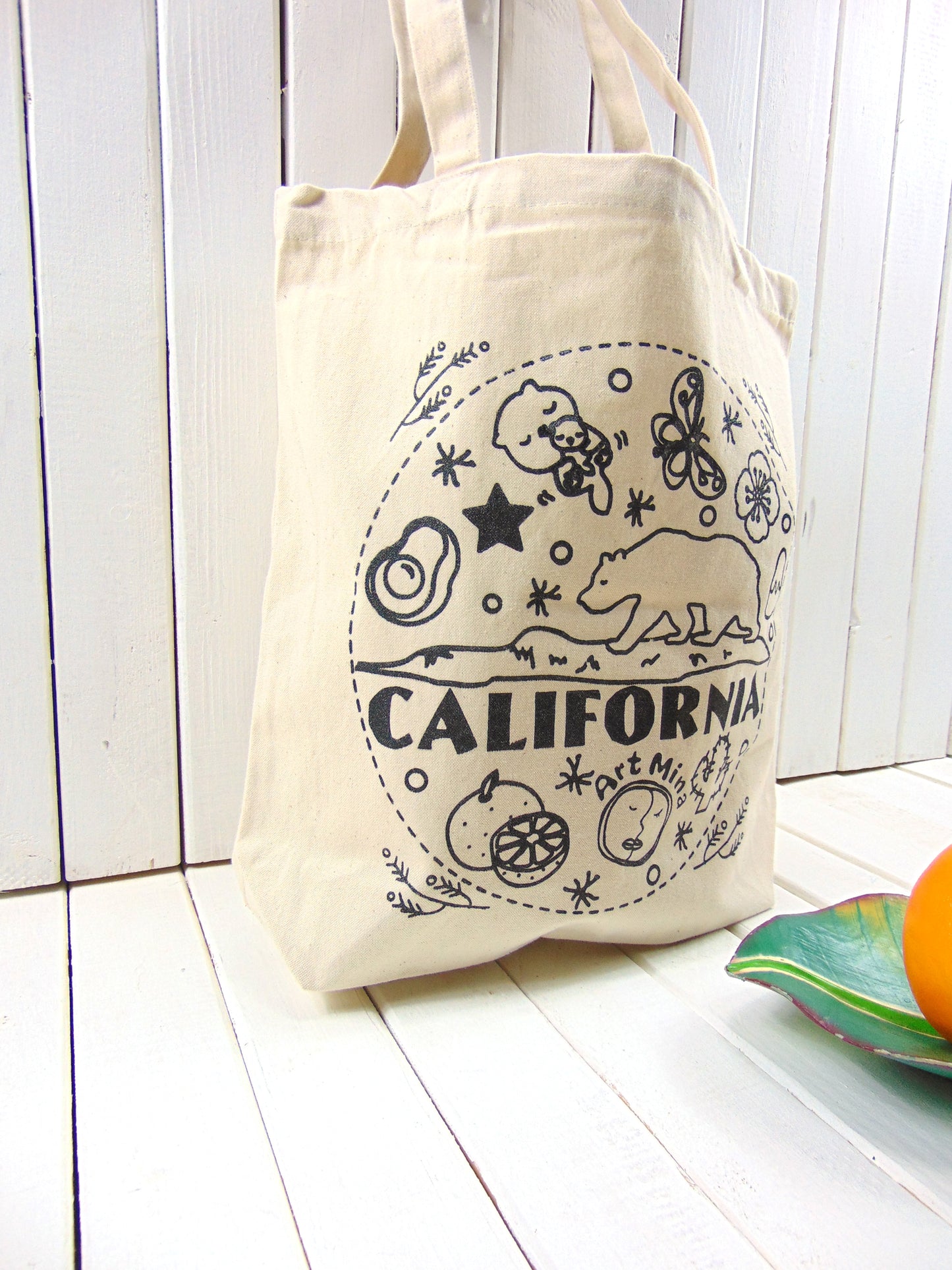 Canvas Tote Bag "California Bear!"