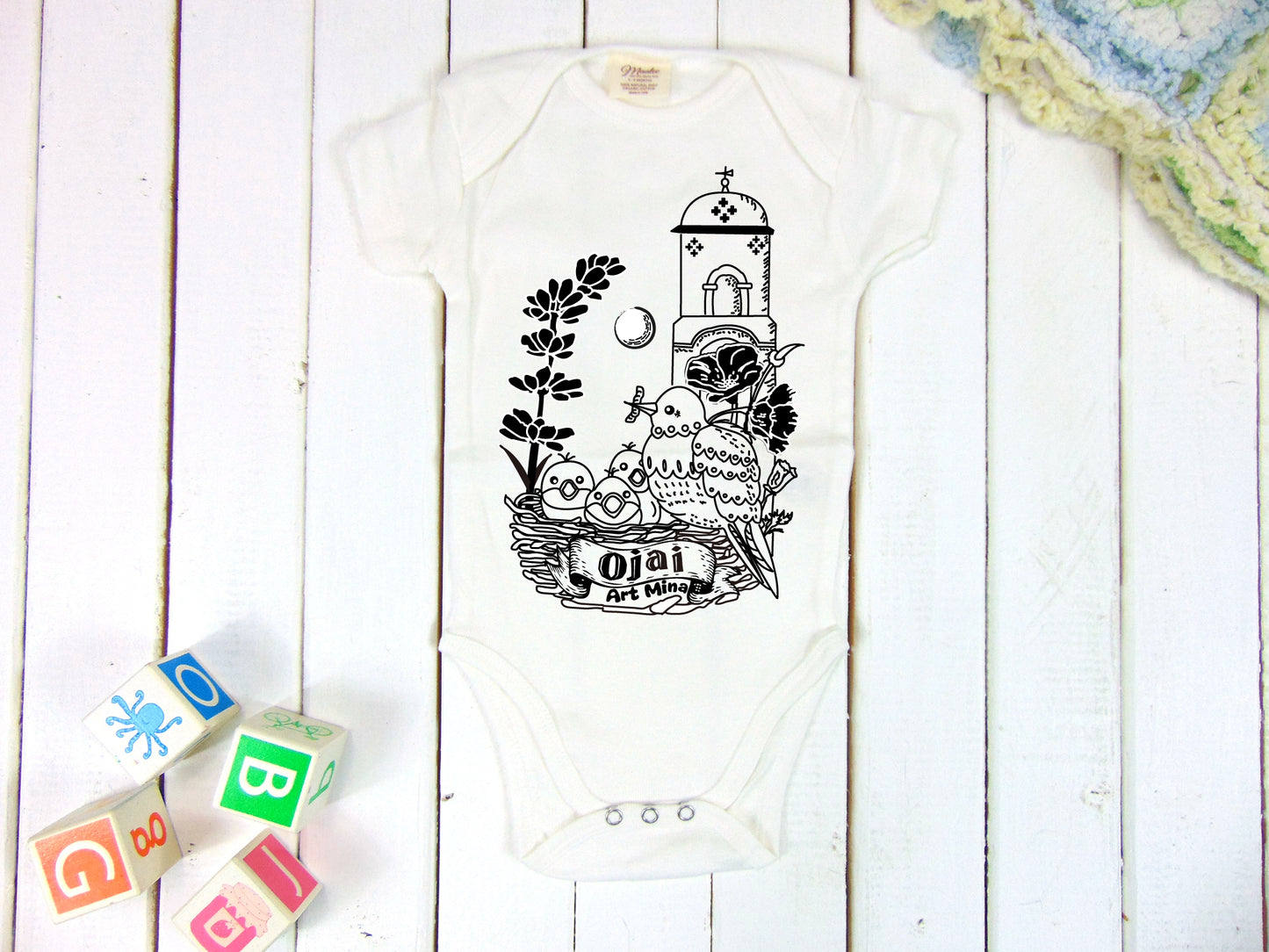 Ojai California Themed Onesie