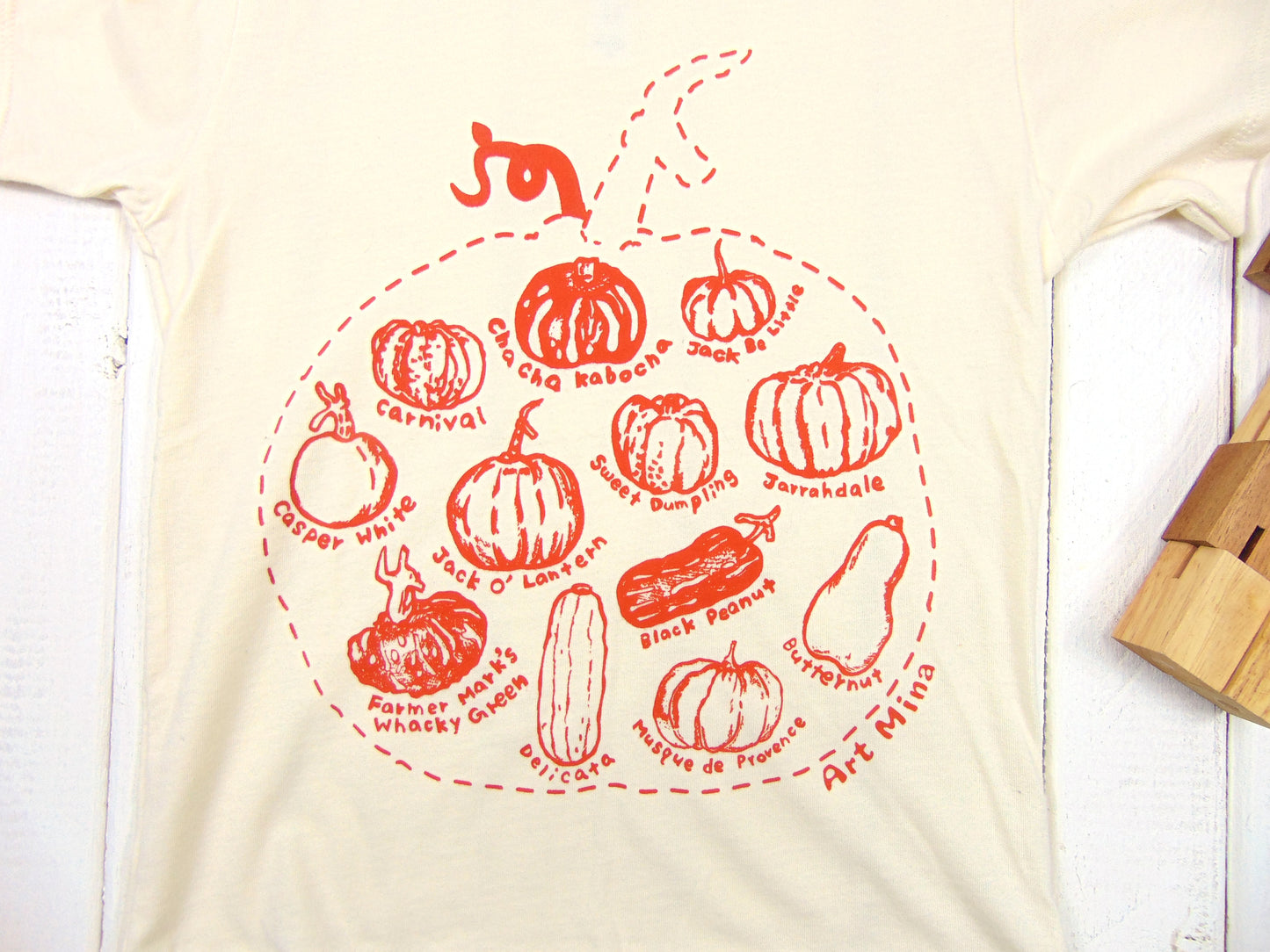Art Mina Kids Pumpkin T-Shirt