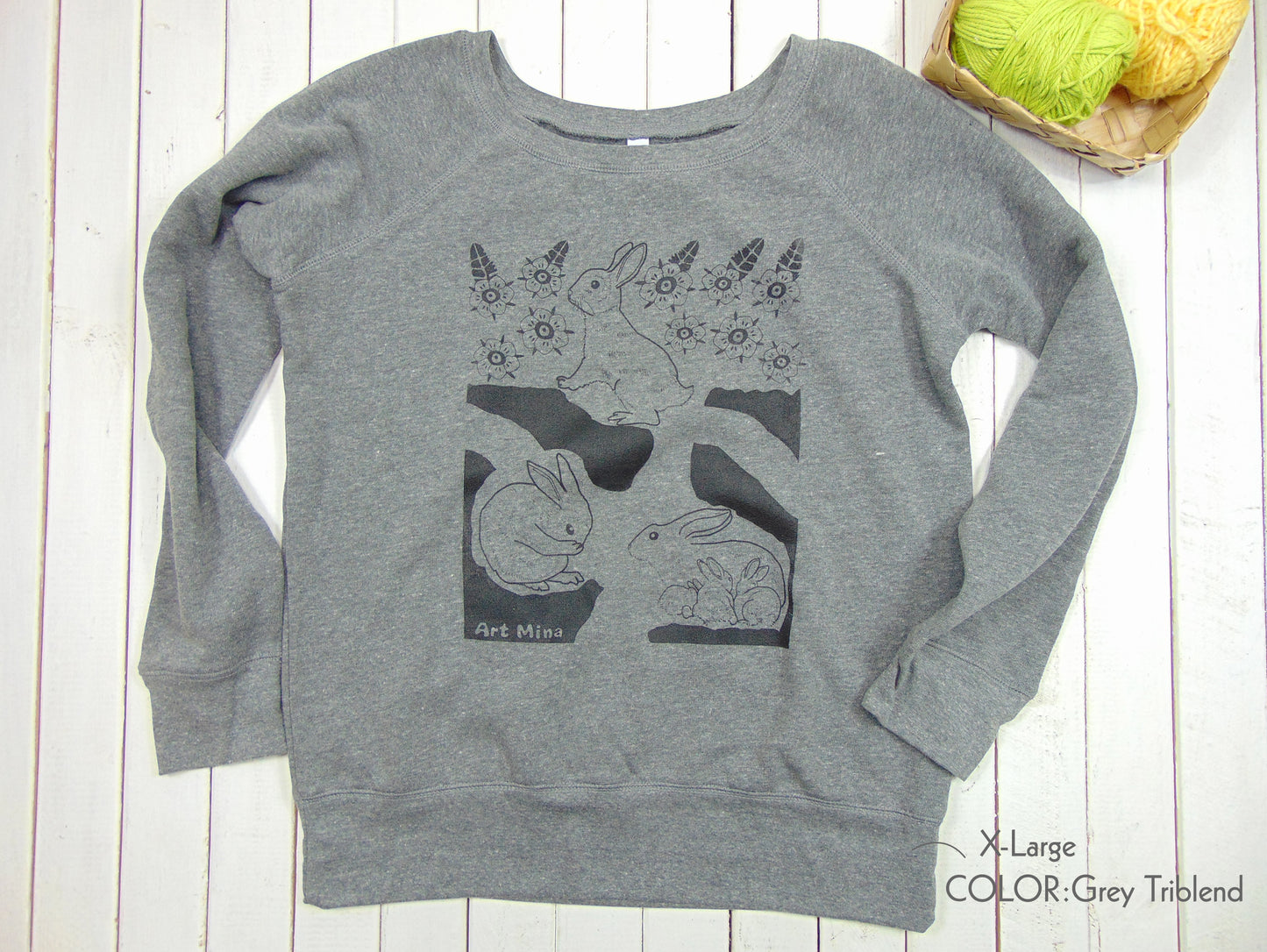 Art Mina Women's Sweatshirt "Rabbit Hole"