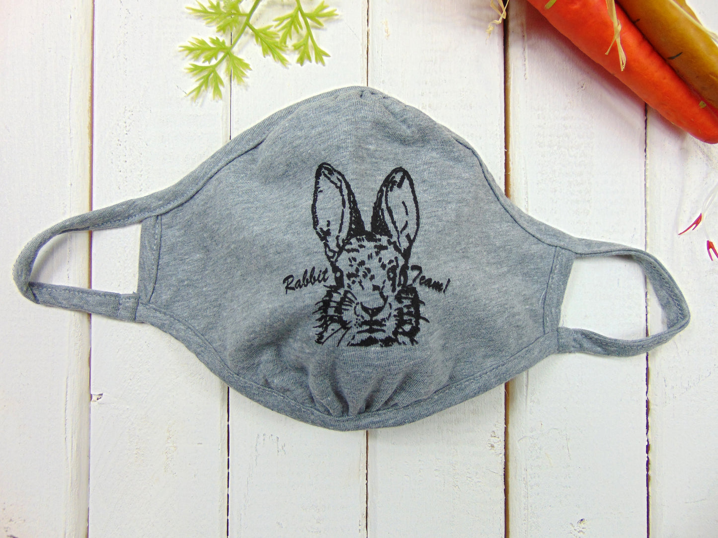 Art Mina Cloth Face Mask Rabbit