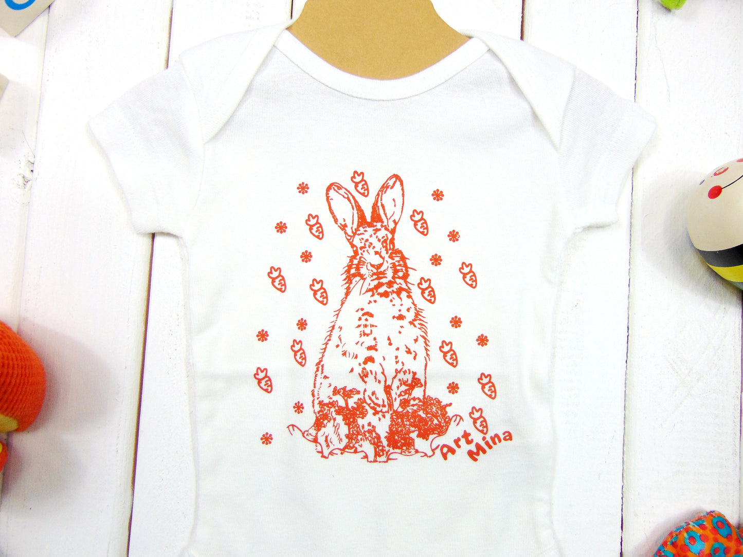 Rabbit Organic Baby Onesie