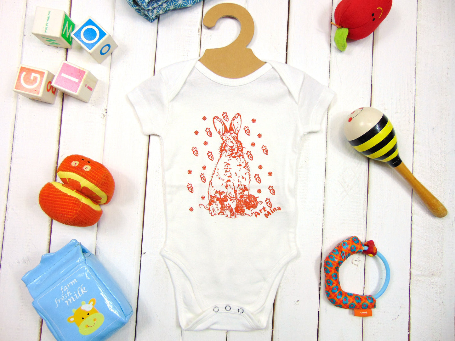Rabbit Organic Baby Onesie