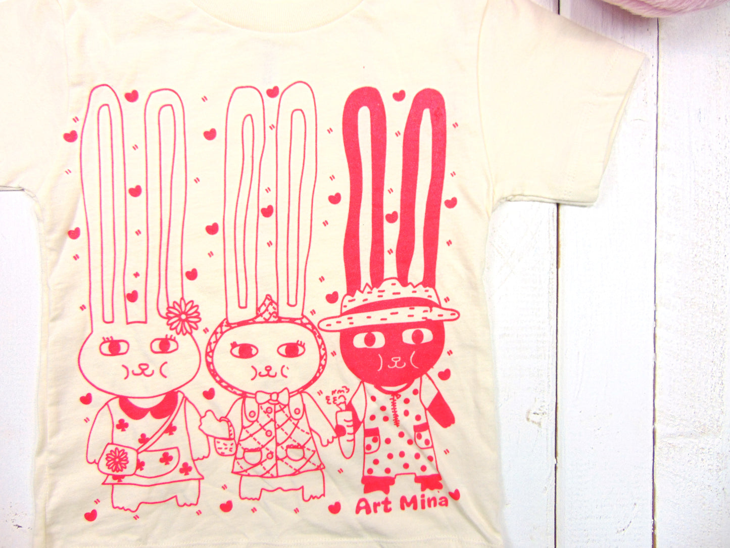 Art Mina Kawaii Bunnies Toddler & Youth Tee