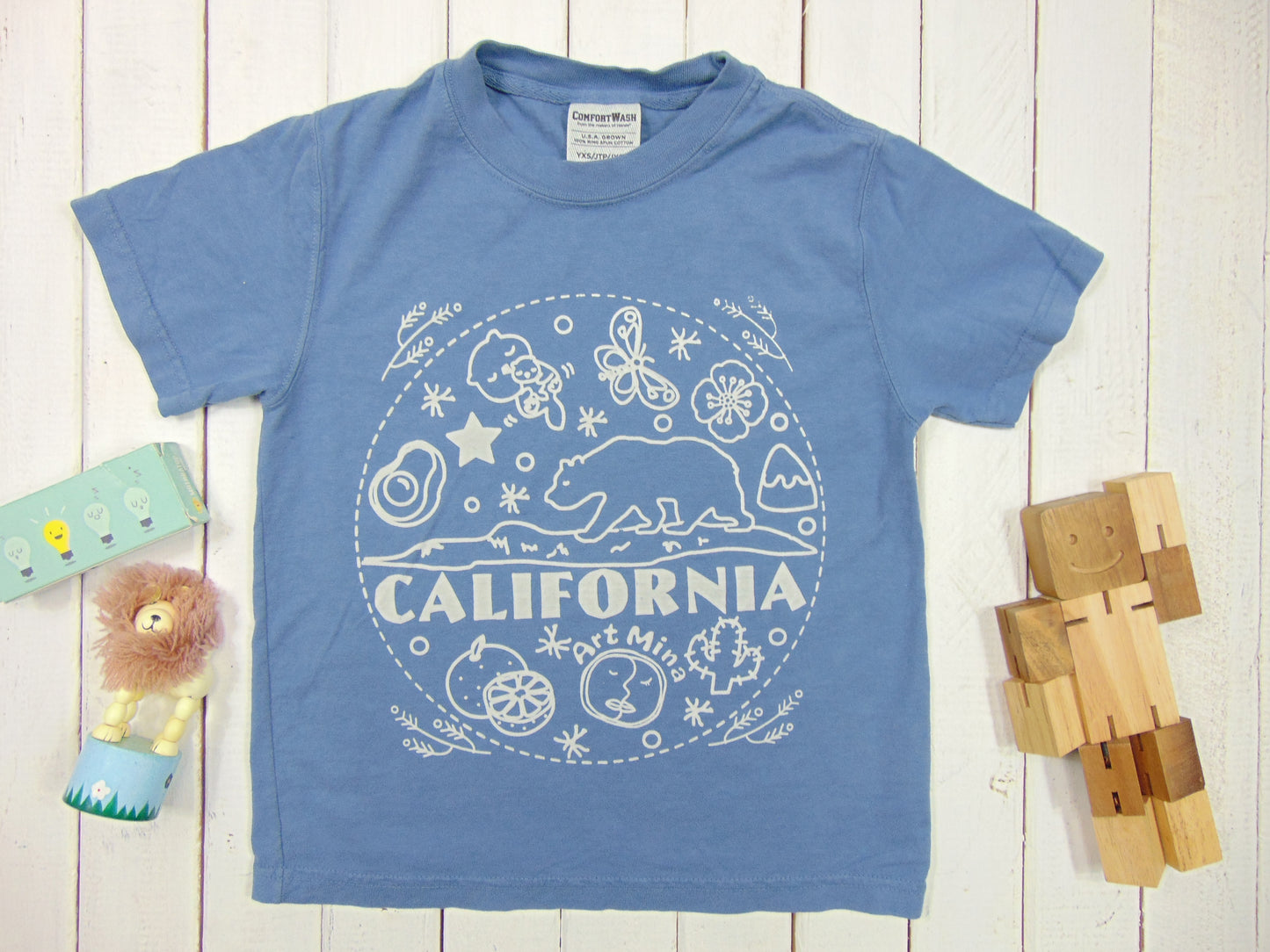 Art Mina "California Bear" Vintage Washed Youth T-shirt