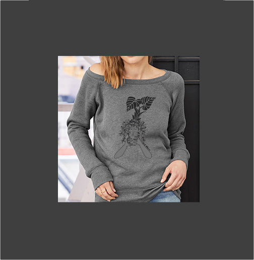 Women's Fleece Sweatshirt "Kona Coffee"
