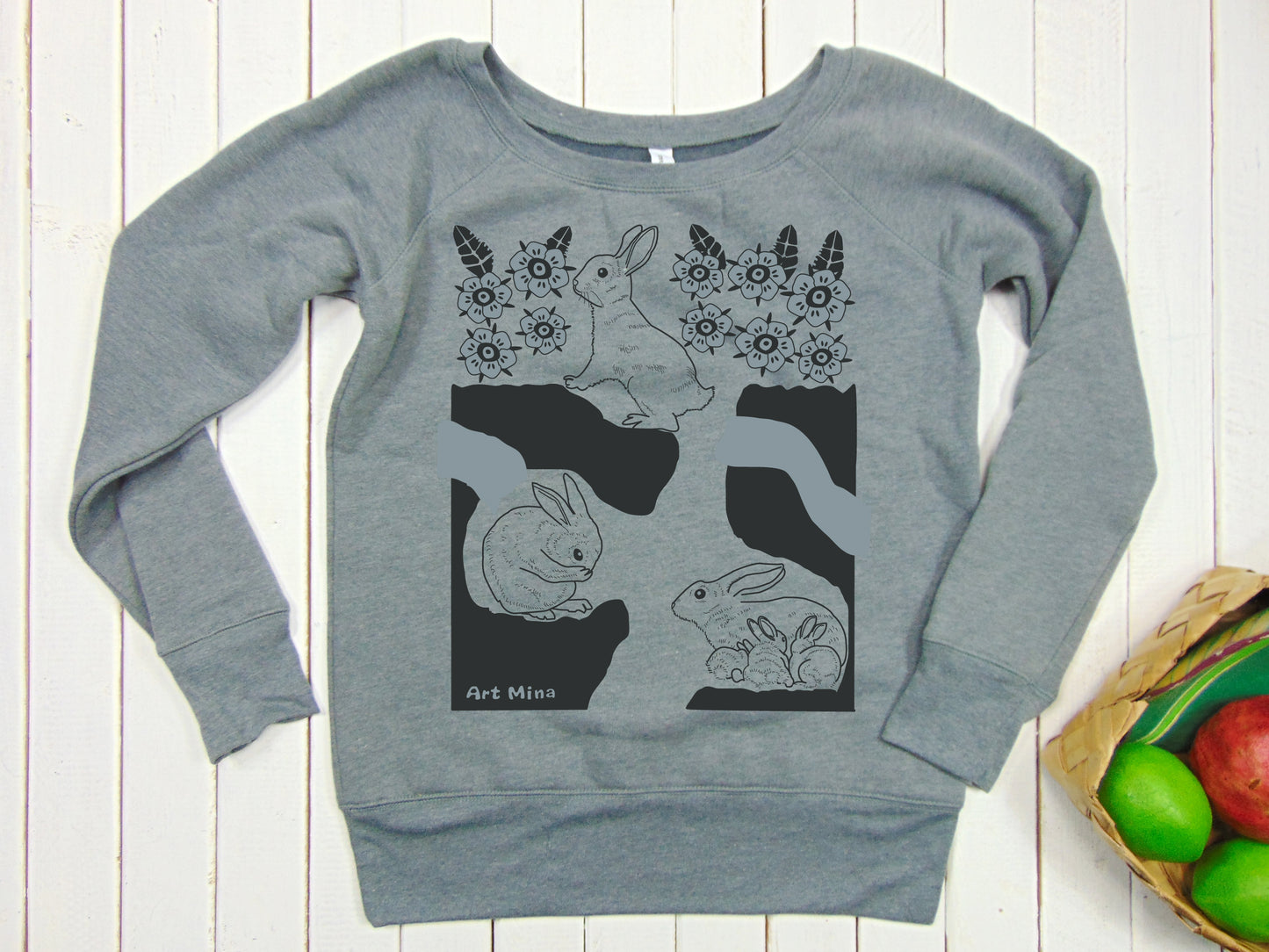 Art Mina Women's Sweatshirt "Rabbit Hole"