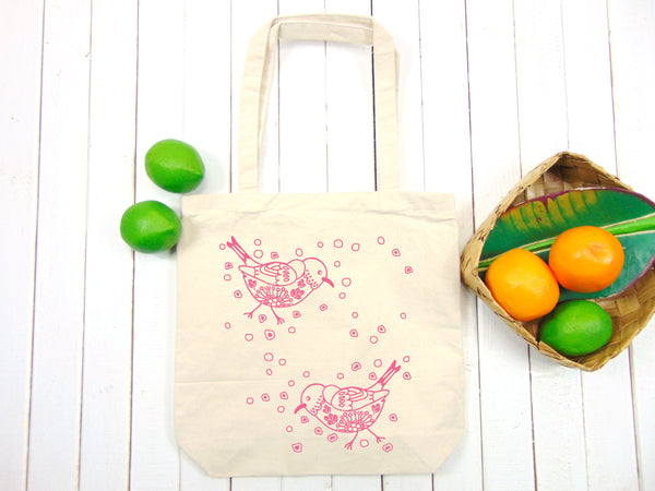 Hawaiian Bird Apapane Tote Bag