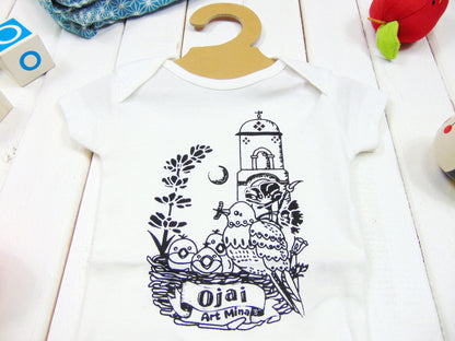 Organic Baby Onesie Ojai California "Me! Me!"「Short / Long Sleeve」Final stock