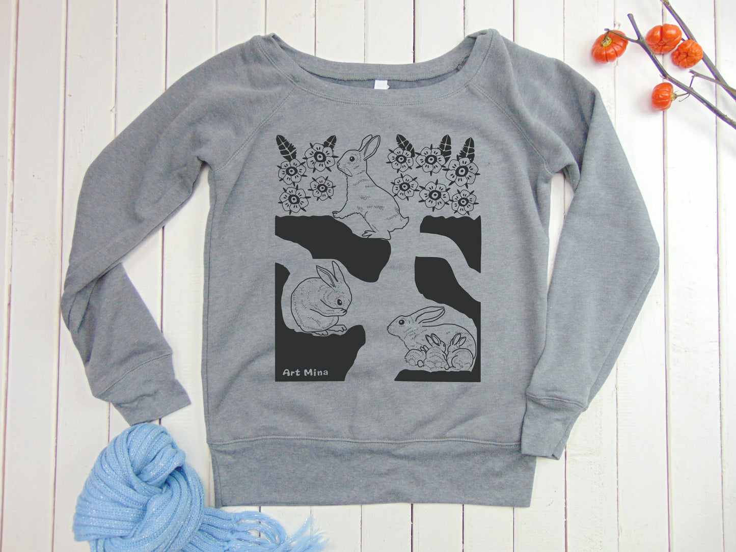 Women's Fleece Sweatshirt "Rabbit Hole" [FREE SHIPPING]