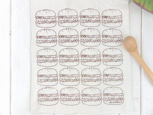 Burger Tea Towel
