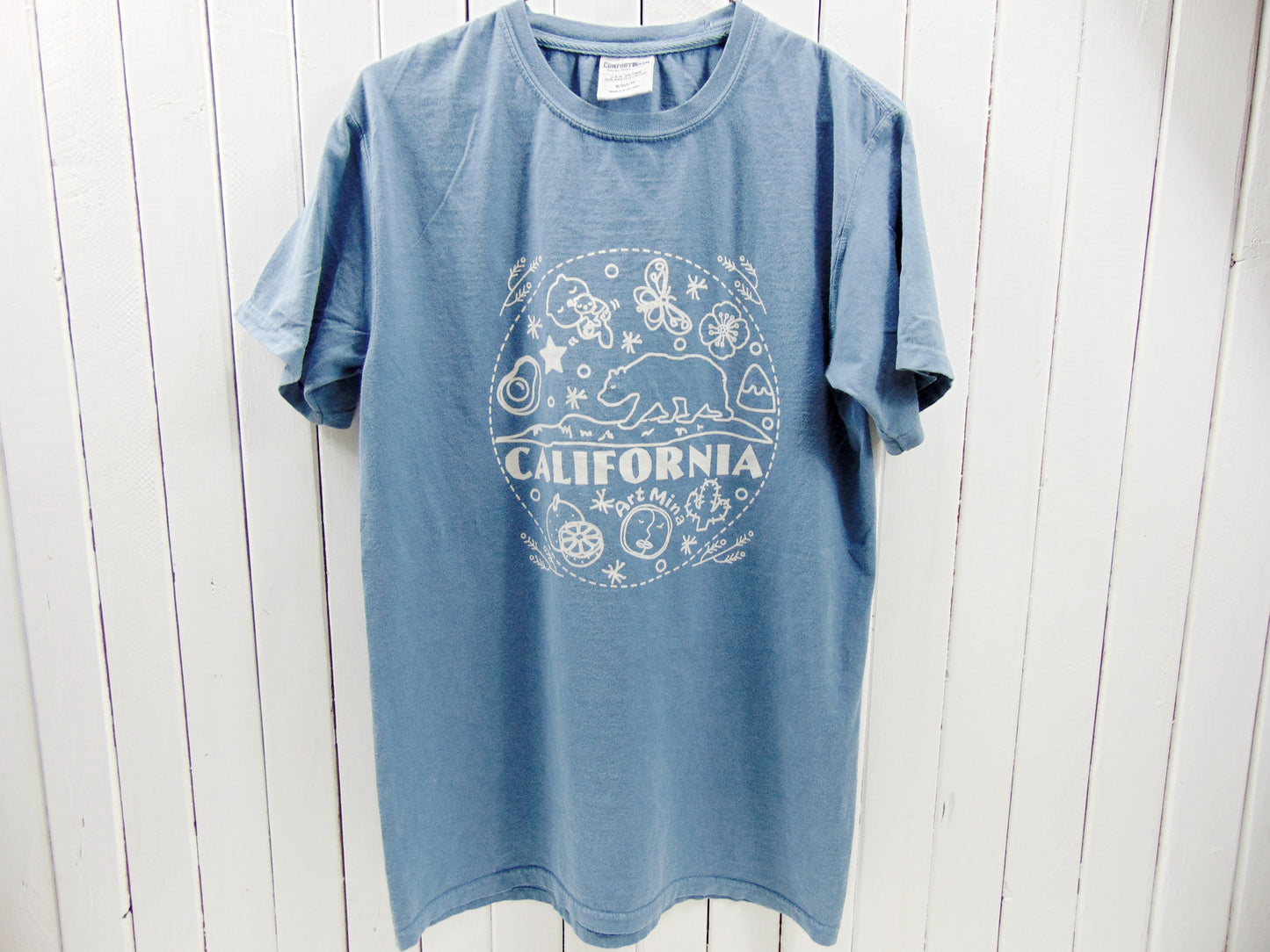 Art Mina "California Bear" Light Blue T-shirt