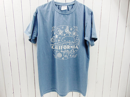 Art Mina "California Bear" Light Blue T-shirt