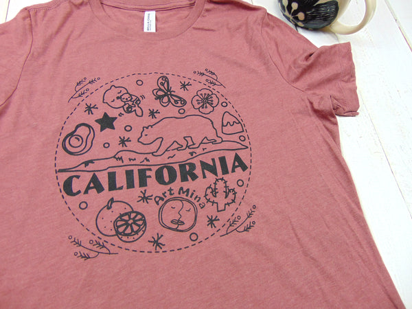 Art Mina Soft Women's Tee "California Bear"