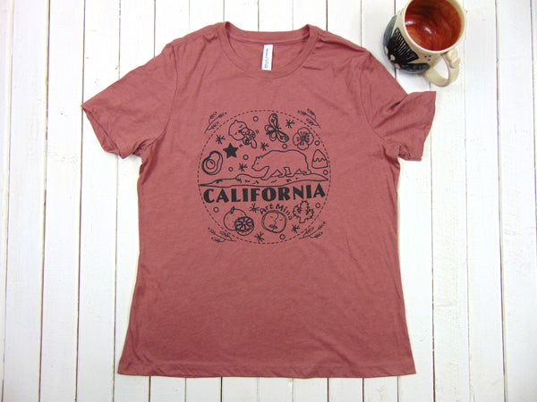 Art Mina Soft Women's Tee "California Bear"