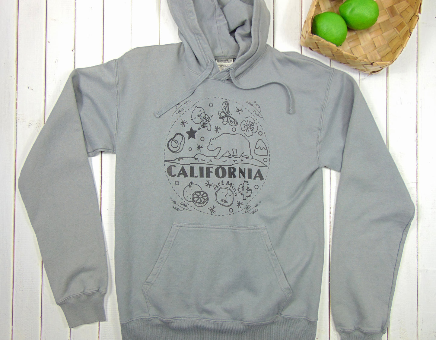 Art Mina [U.S. Cotton] Unisex Hoodie "California Bear"