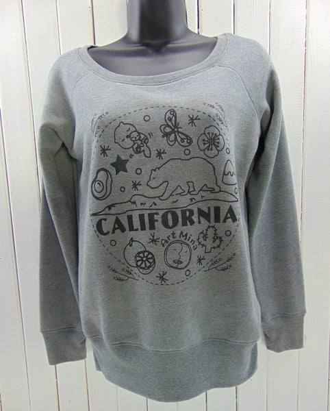 Art Mina Women's Fleece Sweatshirt "California Bear"