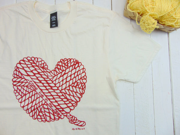 Knit Heart Tee
